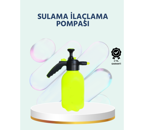 Basınçlı El Pompası 2 Litre Bakır Nozul Ayarlı Jet ve Dağınık Atım