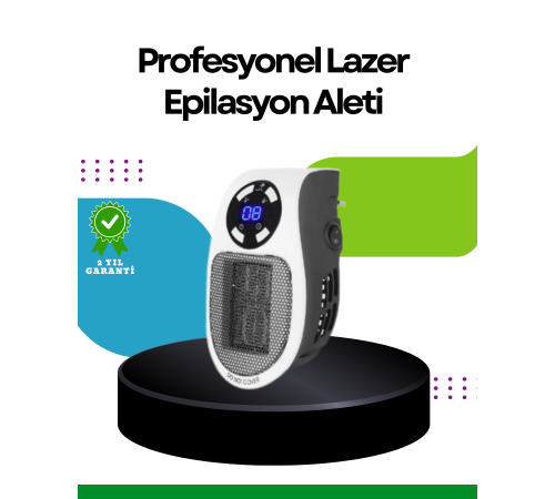 LED Ekranlı Ayarlanabilir Sıcaklık Mini Priz Isıtıcı Sessiz