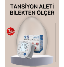 Bilekten Ölçer Tansiyon Aleti Şarjlı-Pilli Hafızalı Pratik Kullanım