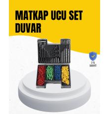 Delme Uç Seti 24 Parça Kutulu Matkap Ucu Ahşap Metal Beton İçin