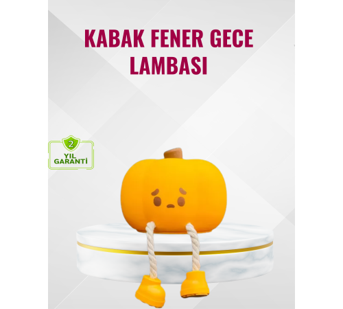 Silikon Pumpkin Night Light Telefon Tutuculu LED Lamba