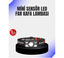Kamp ve Yürüyüş İçin Sensörlü LED Kafa Feneri Ayarlanabilir