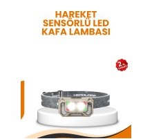 Uzun Menzilli Sensörlü LED Kafa Lambası Kamp ve Yürüyüş