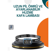 Type C Şarjlı LED Kafa Lambası Güç Göstergeli 53 Modlu