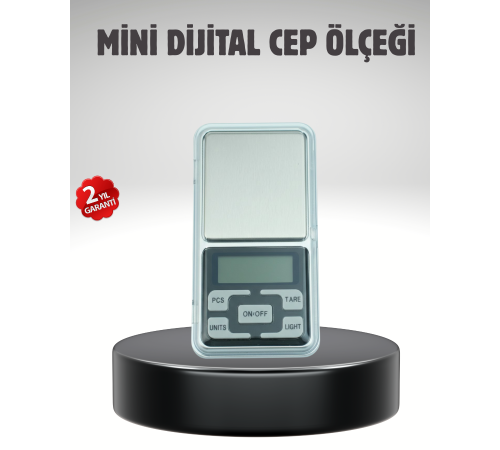 Hassas Tartım İçin Dijital Cep Terazisi Sayma Modlu