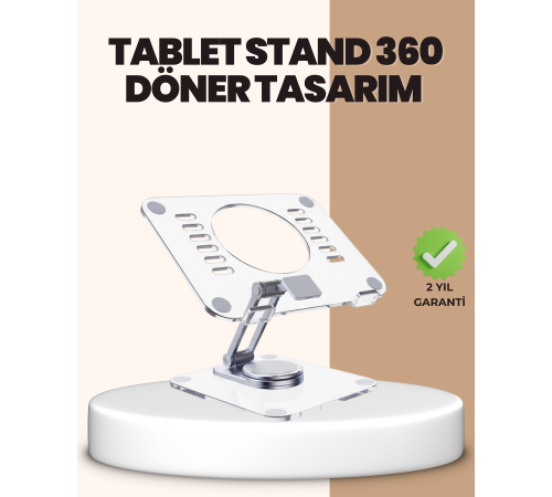 Taşınabilir Katlanır Tablet Braketi Masaüstü Stand