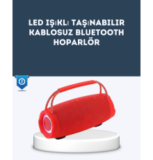 TF Kart ve AUX Destekli IPX6 Suya Dayanıklı Bluetooth Hoparlör
