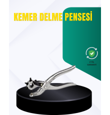 Metal Gövdeli Ayarlanabilir Deri Delme Pensesi 2.5–5 mm Delik Açma Aracı