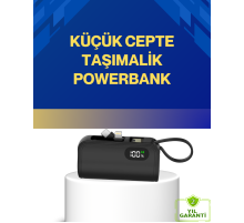 LED Göstergeli 2000mAh Cep Tipi Hızlı Şarj Powerbank