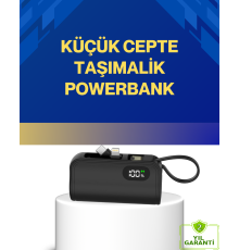 LED Göstergeli 2000mAh Cep Tipi Hızlı Şarj Powerbank
