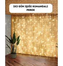 Dekoratif Perde Peri Led Günışığı Renk 8 Fonksiyonlu Işık