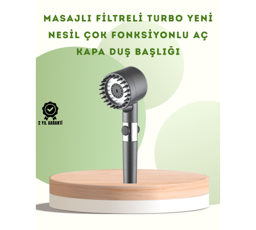 Banyo İçin Filtreli Duş Başlığı Pratik Kullanım