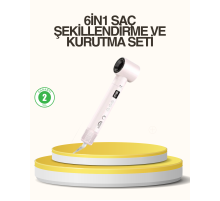 Motorlu LCD Ekranlı Saç Şekillendirme Seti