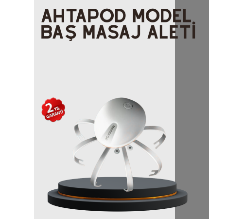 Kafa Derisi Masaj Aleti USB-C Şarjlı Rahatlatıcı ve Canlandırıcı Masaj