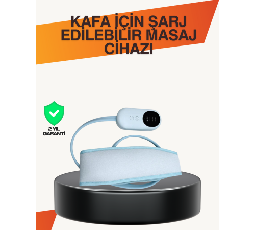 Evde Spa Etkisi Sunan Isıtmalı Baş Masaj Cihazı