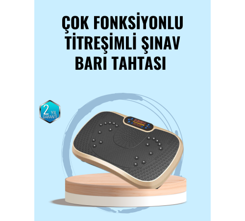 Evde Spor İçin Titreşimli Plate Fitness Platformu