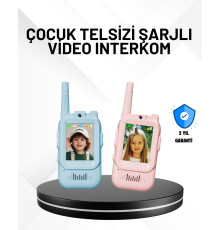 3–12 Yaş Çocuklara Uygun Görüntülü Walkie Talkie Seti