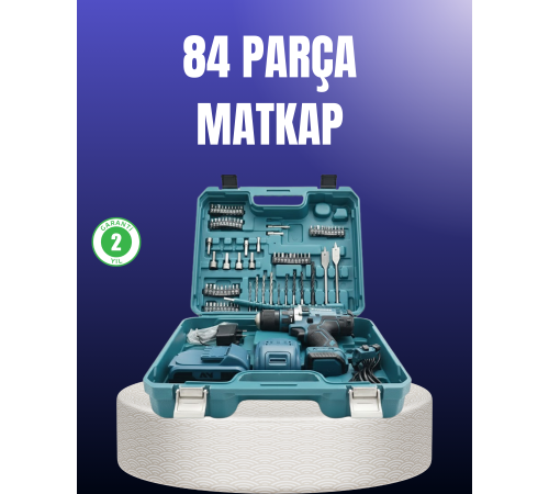 Taşınabilir Çantalı Şarjlı Matkap ve Vidalama Seti