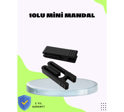 Cips Kahve ve Bakliyat İçin Poşet Kapatma Mandalı 10’lu