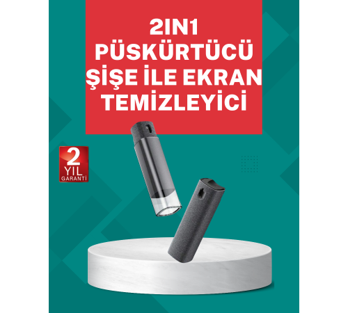 Ekran Temizleyici Nano Sprey Güvenli Çiziksiz Temizlik