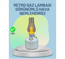 Renkli Led Işıklı Retro Gaz Lambası Aroma Terapi Mist Maker