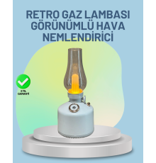 Renkli Led Işıklı Retro Gaz Lambası Aroma Terapi Mist Maker