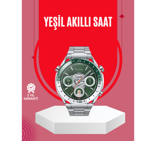 Amoled Smartwatch Harita Modlu Bluetooth Aramalı 3 Değiştirilebilir Kayışlı