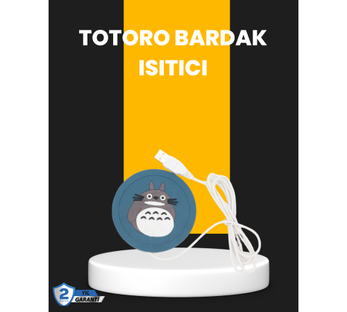 Totoro Desenli USB Bardak Isıtıcı Kahve Çay Sıcak Tutucu Altlık