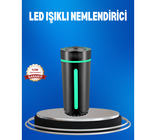 USB Bağlantılı LED’li Hava Nemlendirici Aromaterapi Buhar Difüzörü