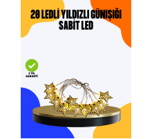 Yıldız Led Işık 5 Metre Dekoratif Aydınlatma Günışığı