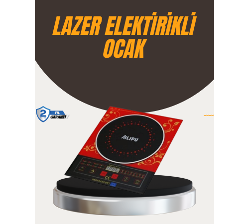 Dokunmatik Kontrollü 2400W Indüksiyon Ocak Zaman Ayarlı