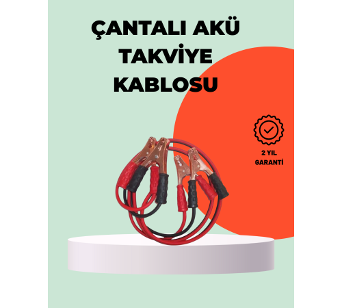 1200A Takviye Kablosu Araç Acil Yardım 2 Metre Güçlü Maşa