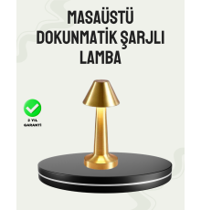 Kablosuz LED Masa Lambası 1800mAh 3 Renk Aydınlatma Dokunmatik