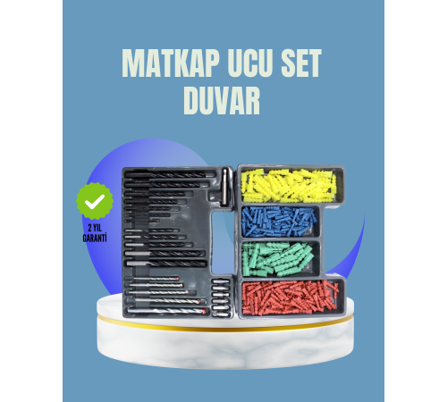 Matkap Ucu Seti Organizerli Çok Amaçlı Delme Uçları