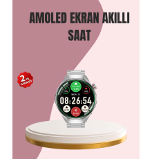 AMOLED Akıllı Saat Gelişmiş Sensörlü – Kadın Sağlığı ve Hatırlatma Özellikli