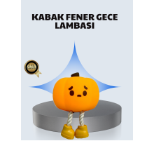 Pumpkin LED Gece Lambası Üç Kademeli Işık Ayarlı