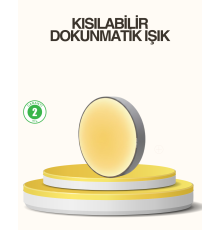 Hareket Algılayan LED Gece Lambası Mıknatıslı Duvar Montajlı