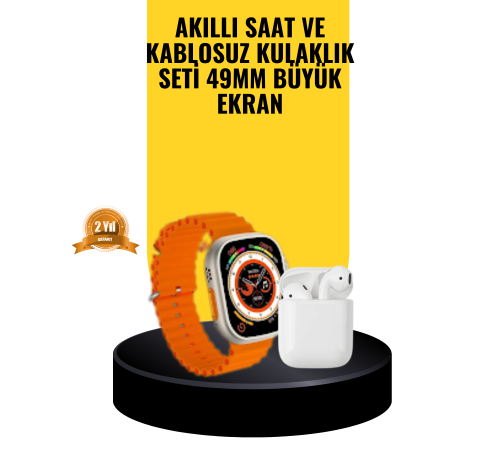 Watch 9 Max Akıllı Saat Sesli Görüşme Özellikli Kulaklık Seti