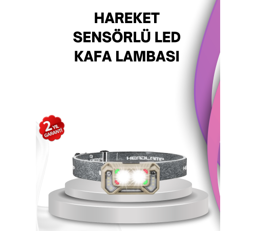 El Sallama Sensörlü LED Far Ayarlanabilir Işık Açısı