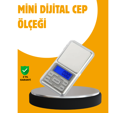 Taşınabilir Dijital Cep Terazisi 5 Ölçüm Birimli