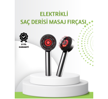 Şarjlı Saç Derisi Masaj Cihazı Kırmızı Işık ve 3D Tarak Dişli