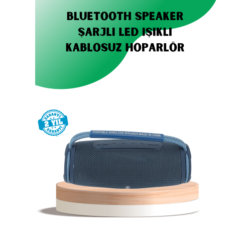 Dış Mekan Uyumlu IPX5 Suya Dayanıklı Kablosuz Hoparlör