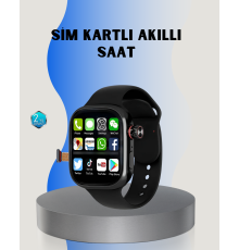 Adımsayar ve Nabız Ölçerli SIM Kartlı Akıllı Saat