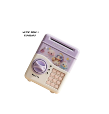 SAM51 MÜZİKLİ IŞIKLI KUMBARA MOR