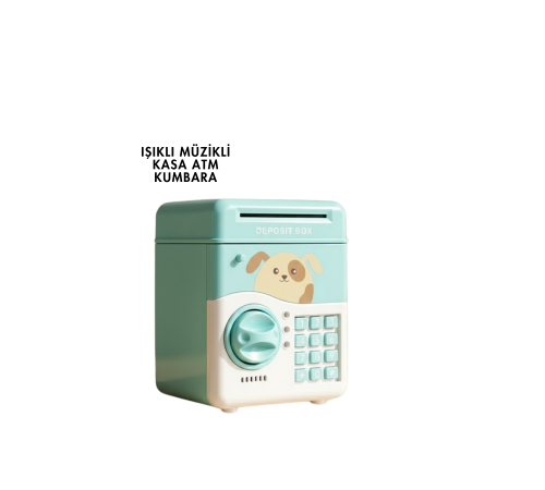 SAM51 MÜZİKLİ IŞIKLI KUMBARA SU YEŞİLİ