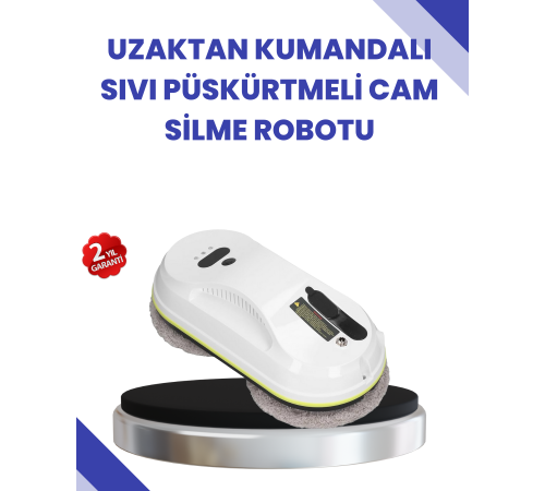 Uzaktan Kumandalı Akıllı Cam ve Pencere Temizleme Robotu