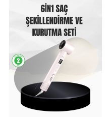 6 Başlıklı Hızlı Kurutma ve Bukle Şekillendirme Seti
