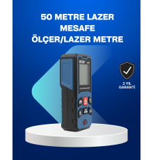 Profesyonel Lazer Metre Hassas Ölçüm ve Dijital Ekran