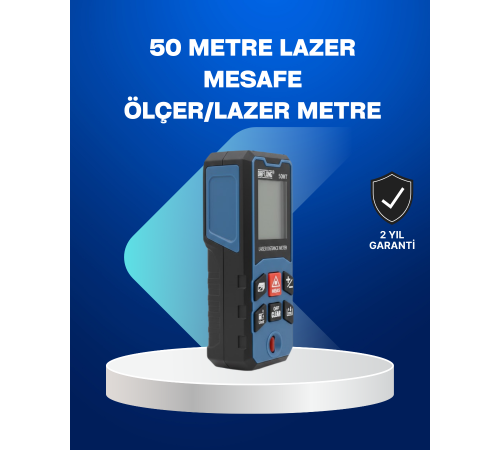 Profesyonel Lazer Metre Hassas Ölçüm ve Dijital Ekran