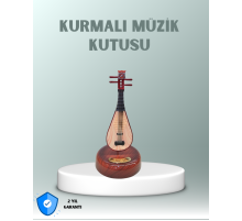 Enstrüman Figürlü Melodi Çalan Dekoratif Müzik Kutusu